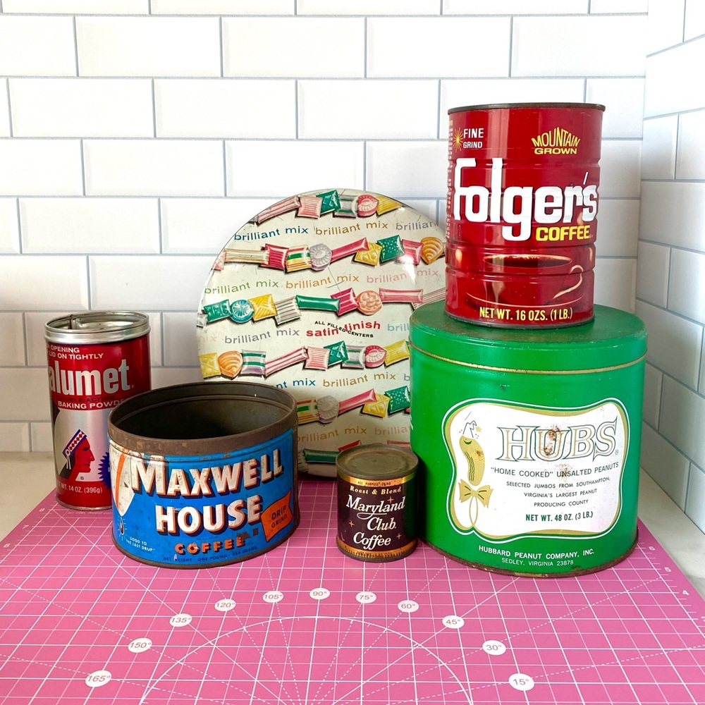 Lot of Vintage Tins